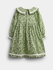 JoJo Maman Bébé Collared Floral Print Dress - Imaginea 2 din 4