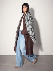 Hedgehog Print Lightweight Scarf - Image 2 of 7
