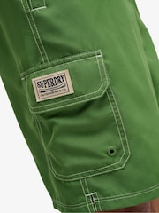 Superdry Green Cargo 19-Inch Board Shorts - Image 8 of 8