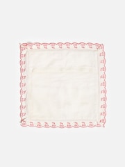 Oliver Bonas Cream Red Cherry Cushion Cover - Image 6 of 6