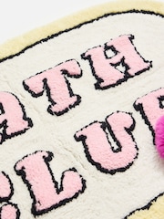 Oliver Bonas Yellow Bath Club Rounded Bath Mat - Image 3 of 5