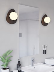 Eglo Black Castrovido Glass Modern Bathroom Wall Light - Image 1 of 5