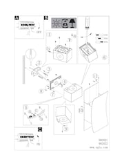 Eglo White Verdolino Steel LED Tricolour Modern Wall Light - Image 3 of 5