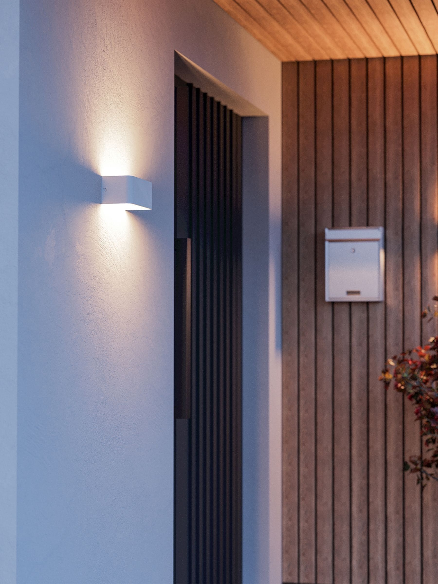 Eglo Unisex White Sania-Z Smart Control Led Cube Metal Wall Light