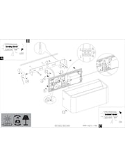 Eglo White Sania-Z Smart Control LED Cube Metal Wall Light - Image 4 of 6