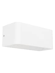 Eglo White Sania-Z Smart Control LED Cube Metal Wall Light - Image 5 of 6