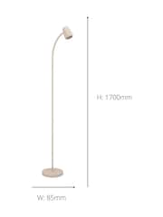 Eglo Sandy Carlo Modern Steel Flexible Floor Lamp - Image 4 of 5