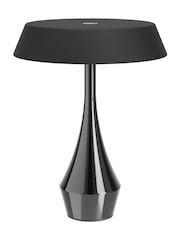 Eglo Shiny Black Turcio Metal LED Portable Outdoor Table Lamp - Image 2 of 5
