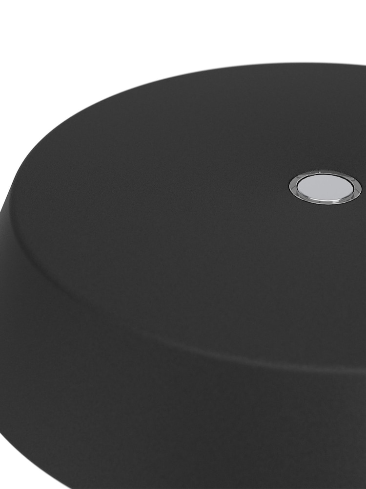 Eglo Shiny Black Turcio Metal LED Portable Outdoor Table Lamp - Image 5 of 5