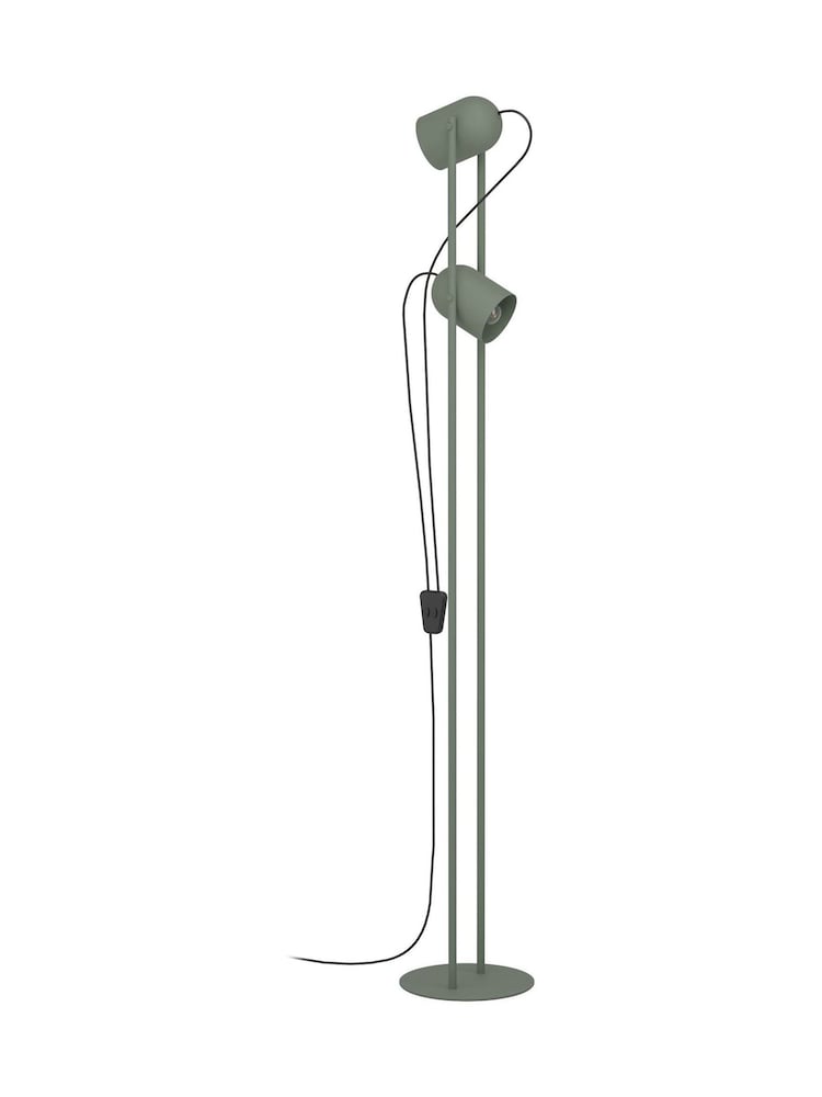 Eglo Green Tilston Steel Minimalist Floor Lamp - Image 2 of 5