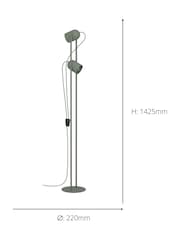 Eglo Green Tilston Steel Minimalist Floor Lamp - Image 4 of 5