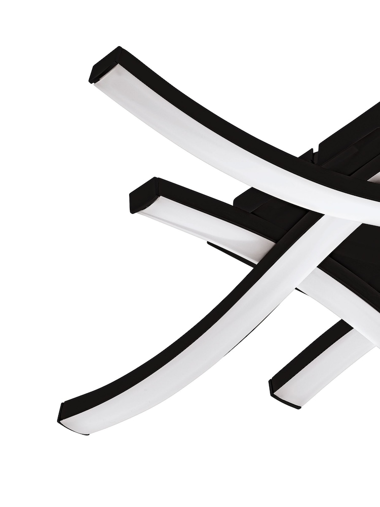 Eglo Black Basic Cabezas-E 4 Flame Wall Ceiling Light, 4000K - Image 2 of 5