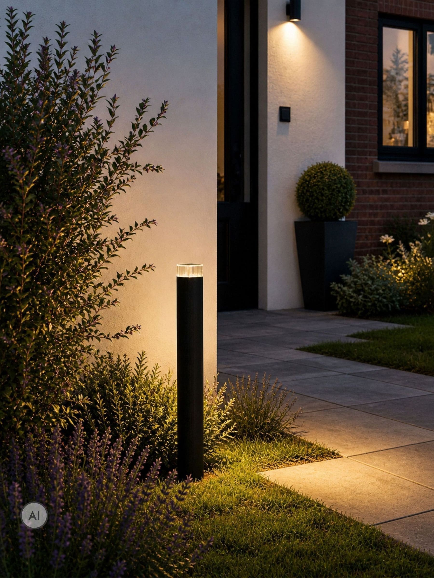 Eglo Unisex Black Structure Castelnuovo Metal Ip65 Gu10 Outdoor Floor Light