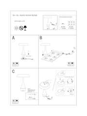 Eglo Dark Bronze Turcio Metal LED Portable Outdoor Table Lamp - Image 5 of 5