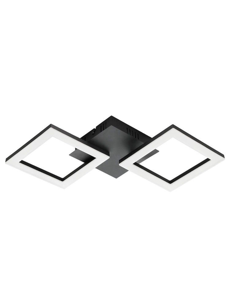 Eglo Black Paranday-Z Smart Control RGB Ceiling Light, 47cm - Image 2 of 5