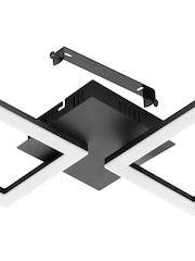 Eglo Black Paranday-Z Smart Control RGB Ceiling Light, 47cm - Image 3 of 5