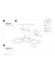 Eglo Black Paranday-Z Smart Control RGB Ceiling Light, 47cm - Image 4 of 5