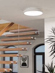 Eglo White Loretello-Z Smart Control LED RGB Ceiling Light - Image 1 of 7