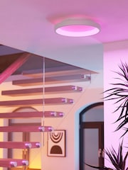 Eglo White Loretello-Z Smart Control LED RGB Ceiling Light - Image 5 of 7