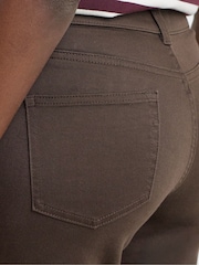 JD Williams Brown 24/7 Slim Cropped Jeans - Image 4 of 4