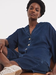 JD Williams Lightweight Denim Shirt Top - Imagen 3 de 4