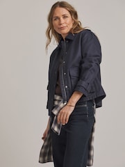 JD Williams Blue Anthology Utility Trucker Jacket - Image 3 of 5