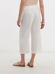 JD Williams Linen Mix Wide Leg Culotte - תמונה 2 מתוך 4