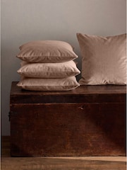 The Set 4 Pack Green Velvet Cushion Covers - Image 1 of 2