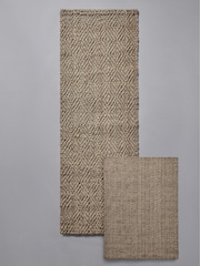 The Set Natural Woven Jute Rug and Runner Set - Image 1 of 1