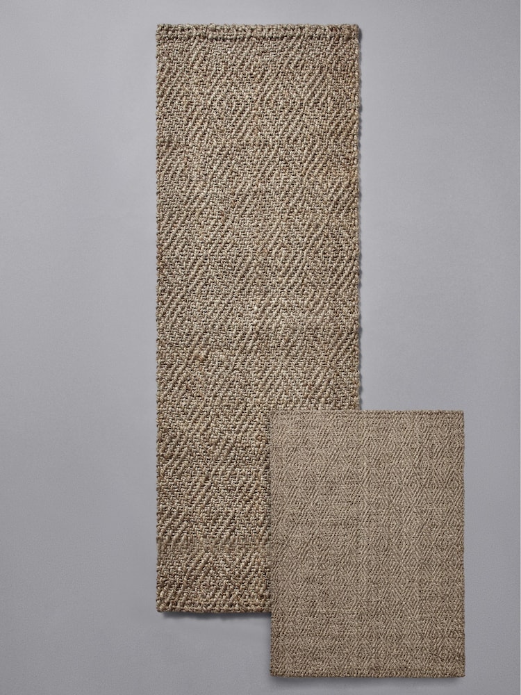 The Set Natural Woven Jute Rug and Runner Set - Image 1 of 1