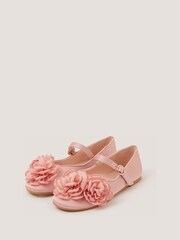 Monsoon Pink Corsage Mary Jane Ballet Flats - Image 2 of 3