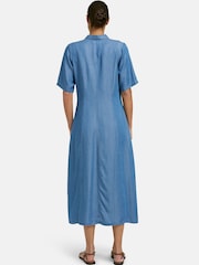 Smith & Soul Blue Lyocell Shirt Dress - Image 2 of 5