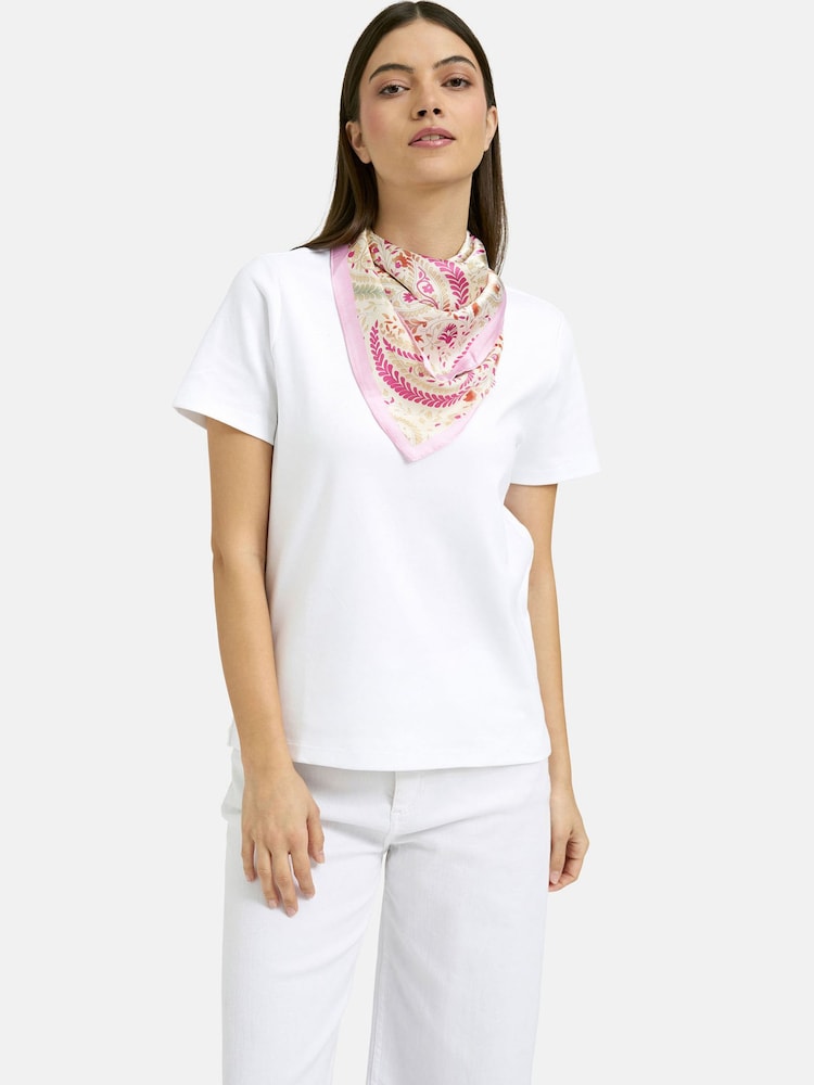 Smith & Soul White Printed Square Scarf - Image 2 of 4