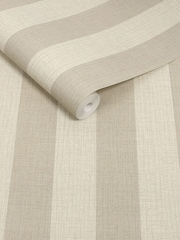 Linen Stripe 10M Wallpaper - صورة 3 من 5