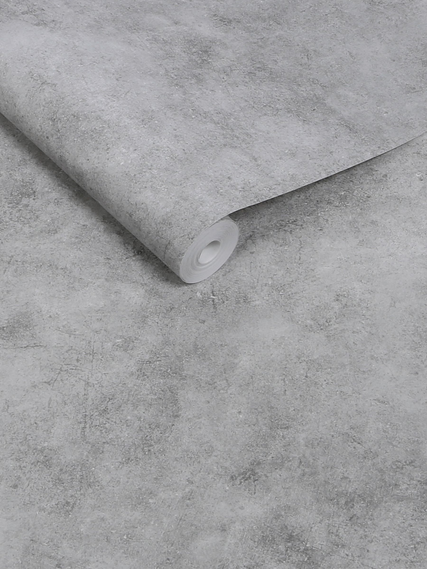 Buy Soft Grey Plaster Abstract 10M Wallpaper from the Next UK online shop