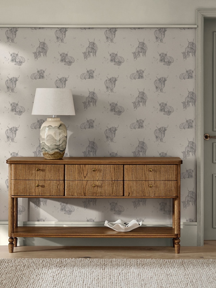 Grey Hamish 10M Wallpaper - Image 1 of 5