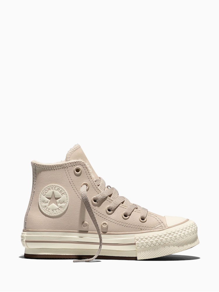 Udobne kožne tenisice Converse Chuck Taylor EVA Lift Platform - Slika 1 od 7 Udobne kožne tenisice Converse Chuck Taylor EVA Lift Platform - Slika 1 od 7