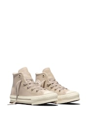 Udobne kožne tenisice Converse Chuck Taylor EVA Lift Platform - Slika 3 od 7