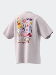 Rosa - adidas Originals Makeup Graphic T-Shirt - Imagem 3 de 4