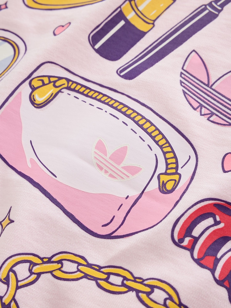 Rosa - adidas Originals Makeup Graphic T-Shirt - Imagem 4 de 4