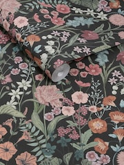 ورق جدران بطول 10م بطبعة ورود ونباتات - صورة 2 من 5