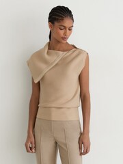 Reiss Stone Neutral Laura Vest - Image 4 of 6