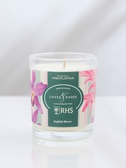 Love & Roses x RHS English Bloom Freckleface 1 Wick Candle - Image 1 of 3
