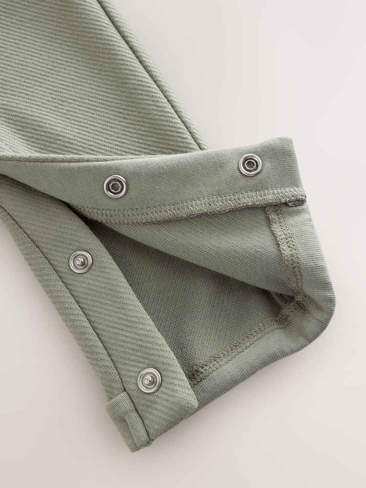 Baker by Ted Baker Green 2 Piece Dungaree and Stripe T-Shirts Set - Image 7 of 7 Baker by Ted Baker Green 2 Piece Dungaree and Stripe T-Shirts Set - Image 7 of 7