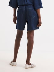 JD Williams Lightweight Denim Jogger Shorts - Imagen 2 de 4
