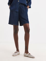 JD Williams Lightweight Denim Jogger Shorts - Imagen 3 de 4