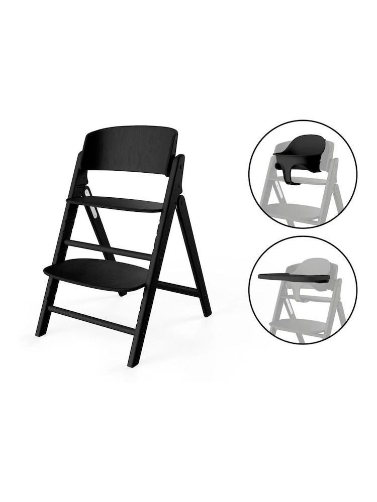 Cybex Stunning Black Click&Fold 3 in1 Highchairs Set - Image 1 of 9