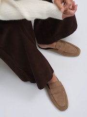 The Set 2 Pack Backless Loafers Brown Sand - Image 3 of 8