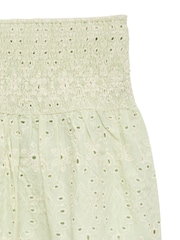 VERO MODA Green Broderie High Waisted Short Skirt - Image 6 of 6