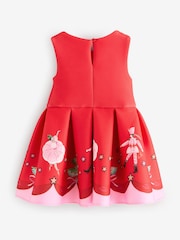 Chrismas Red Cath Kidston Scuba Bow Dress (3mths-7yrs) - Image 6 of 11